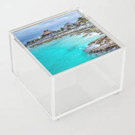 Mexico Photography - Beautiful Beach Resort On The Mexican Coast Acrylic Box