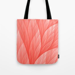 Reef Coral Living Color of the Year 2019 Abstract Pattern Fractal Fine Art Tote Bag