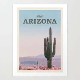 Visit Arizona Art Print
