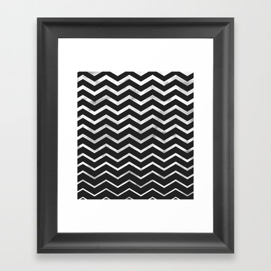 Zag Framed Art Print