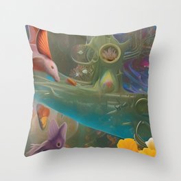 Meaning of Life Flora #5 Throw Pillow