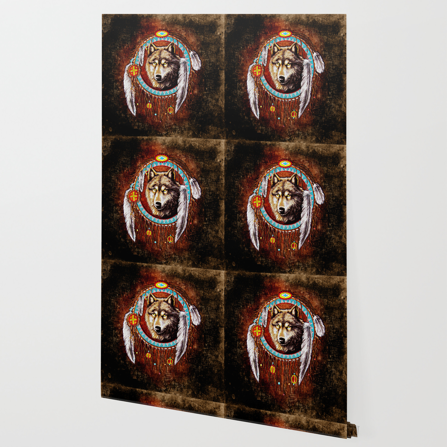 Wolf Dreamcatchers Wallpaper By Digitalizedteam Society6