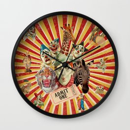 Life Is A Circus Wall Clock