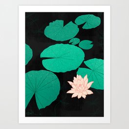 Lotus Flower | Art Print Poster Art Print