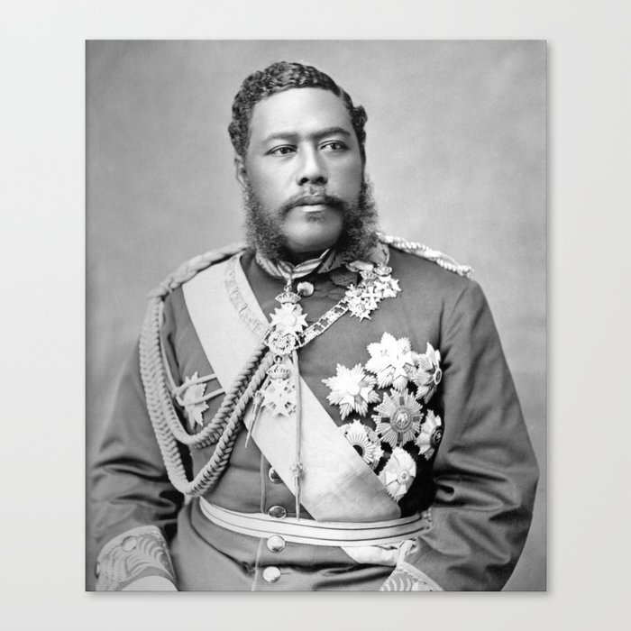 King David Kalakaua Portrait - Circa 1882 Canvas Print