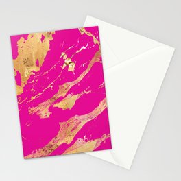 Pink & Gold Foil Stationery Cards