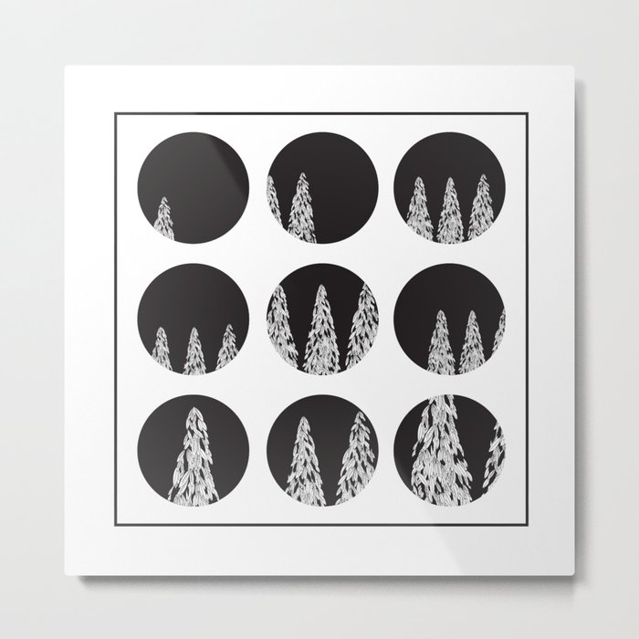 Space & The Woods Metal Print