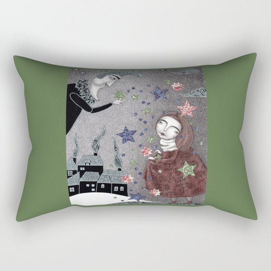 Snow Stars Fine, Snow Stars Mine Rectangular Pillow