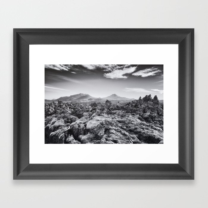 Lava Field VI Framed Art Print