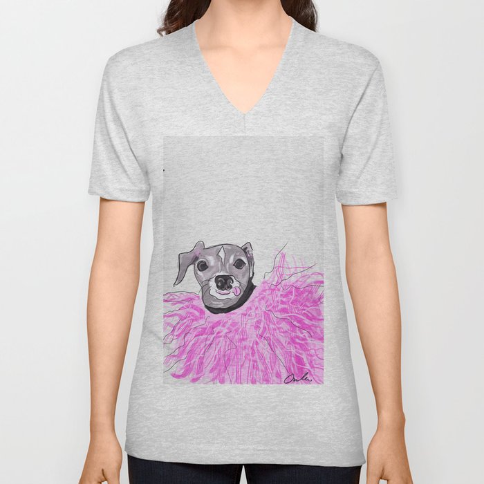 Tres Chic Iggy V Neck T Shirt