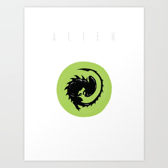 Alien Origin Art Print