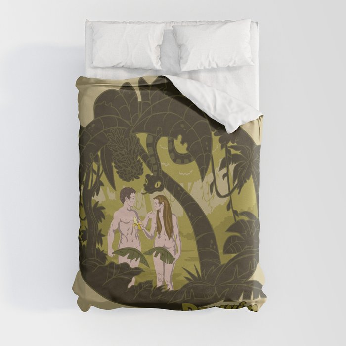 theory of evolution Duvet Cover