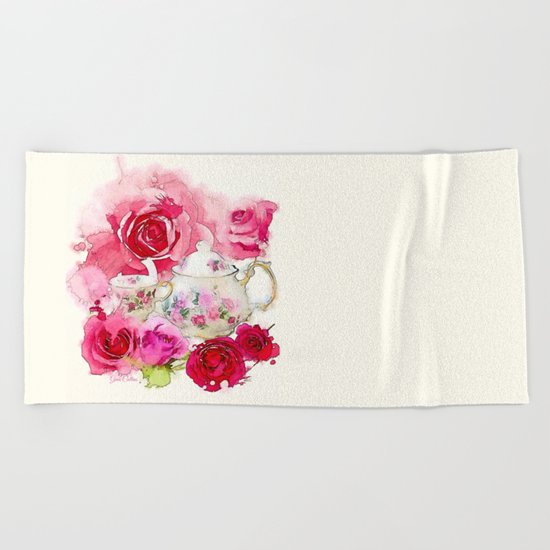 Tea 2 Beach Towel