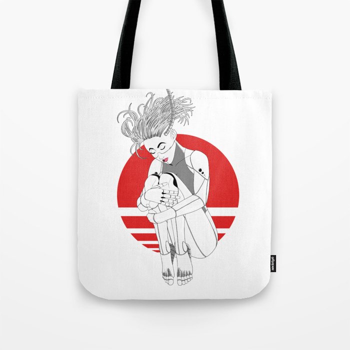 Android Girl Tote Bag