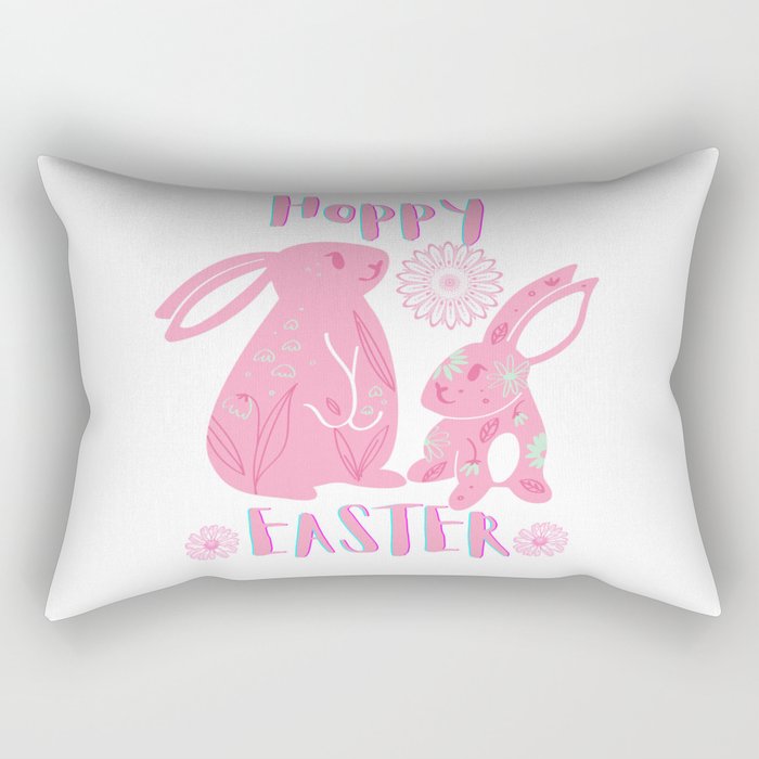 Hoppy Easter Rectangular Pillow