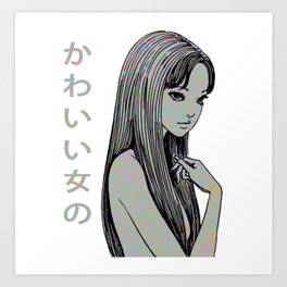 Japanese Girl Art Prints For Any Decor Style Society6