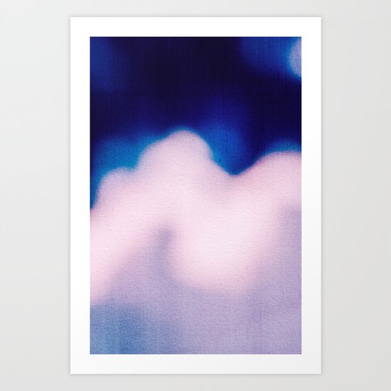 BLUR / clouds Art Print