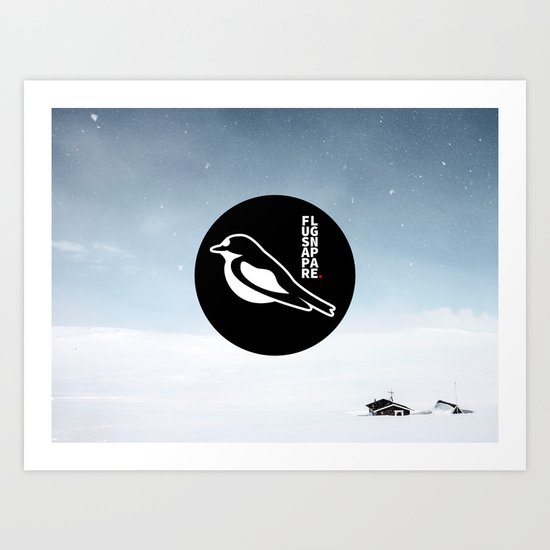 Flugsnappare Art Print