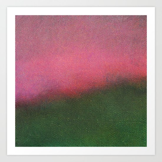 Pink Fantasy Sky Art Print