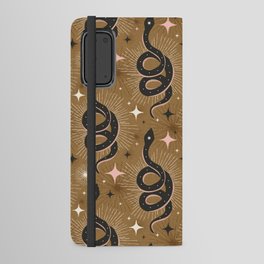 Slither Through The Stars Gold Android Wallet Case