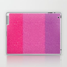 cute pink shades vertical strips Laptop Skin