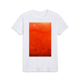 Drive on Mars Orange Kids T Shirt