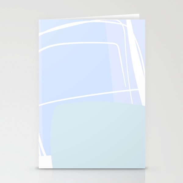 Modern Blue Stationery Cards