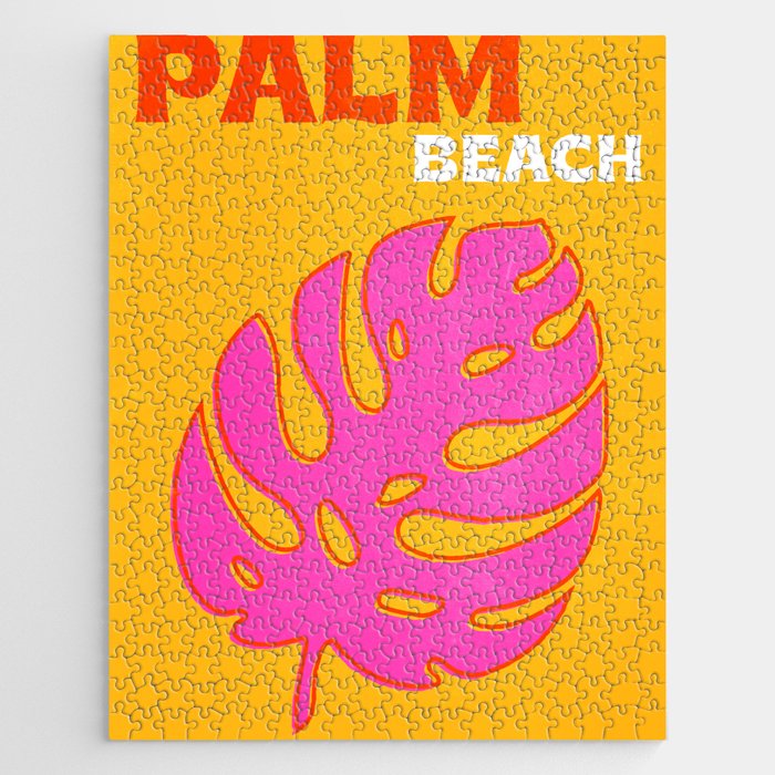 Palm Beach: Vintage Travel Colour Series 01 Jigsaw Puzzle