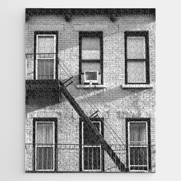 New York City | Architecture in NYC | Black and White | Travel Photography Jigsaw Puzzle