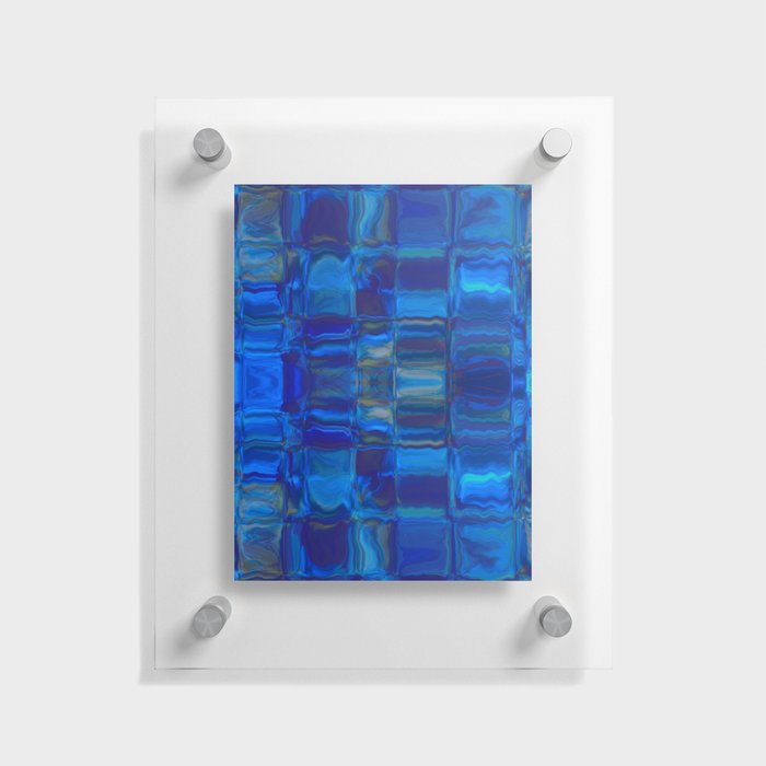 Deep Blue Ocean Shell Floating Acrylic Print