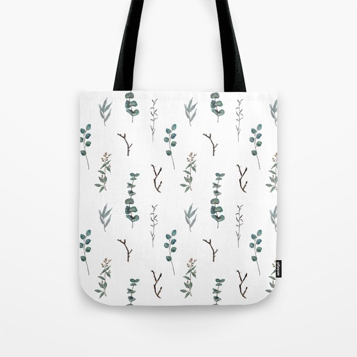 Eucalyptus Pattern Tote Bag