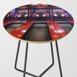 Neon Skeeball Side Table