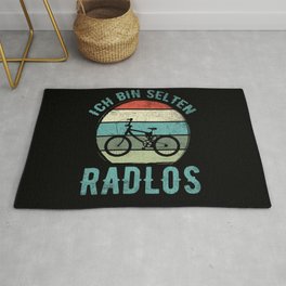 I Am Rarely Bikeless - Bicycle Area & Throw Rug