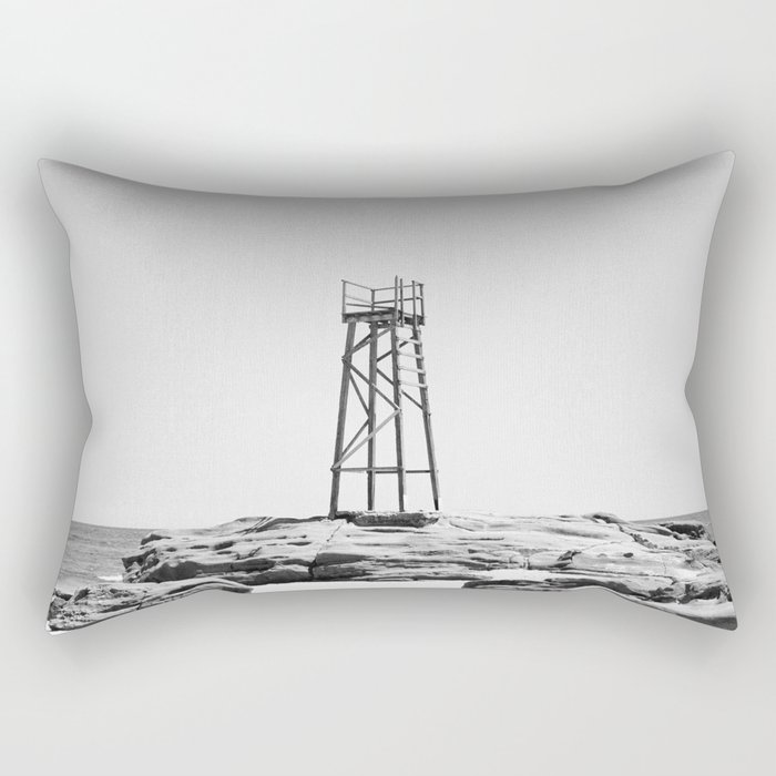 Redhead Beach Shark Tower Rectangular Pillow