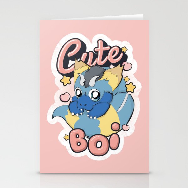 Cute Boi Stationery Cards