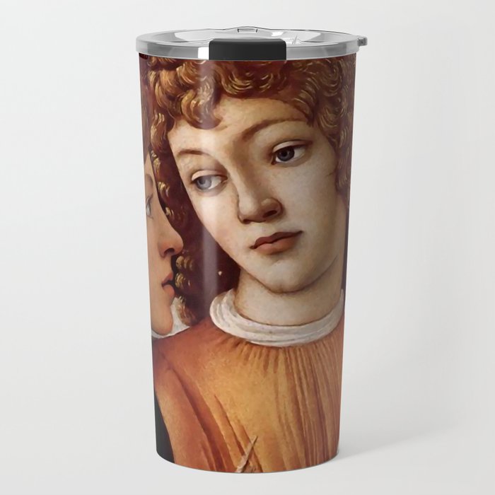 Sandro Botticelli - Angels 3. detail Travel Mug