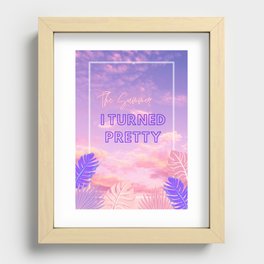 The summer i turned pretty Recessed Framed Print