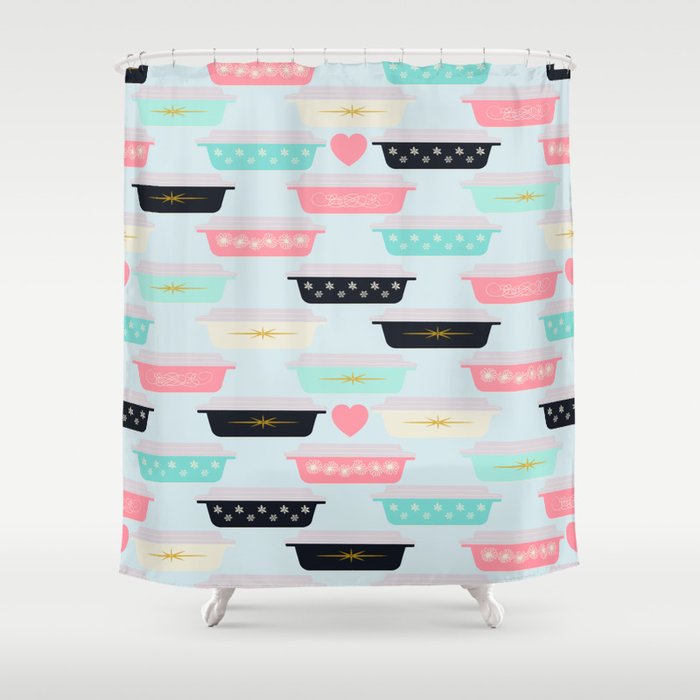 Save Room For My Pyrex Love Shower Curtain By Pmageebs