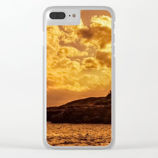 Golden Clear iPhone Case