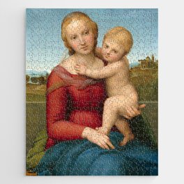 The Small Cowper Madonna, 1505 by Raphael Jigsaw Puzzle
