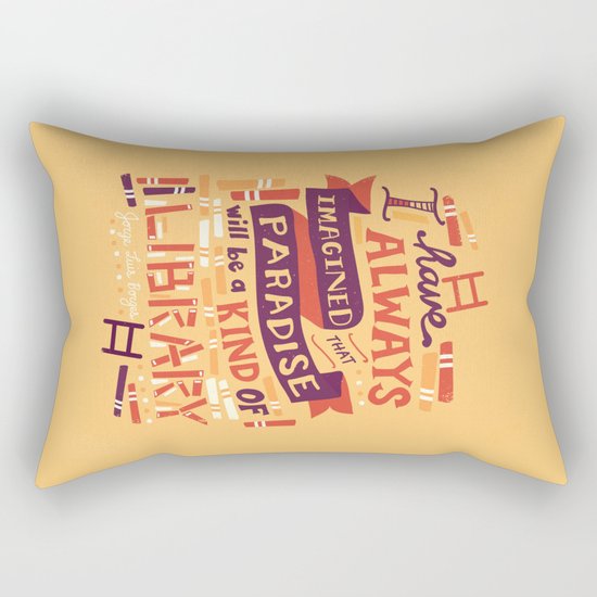 Library Rectangular Pillow