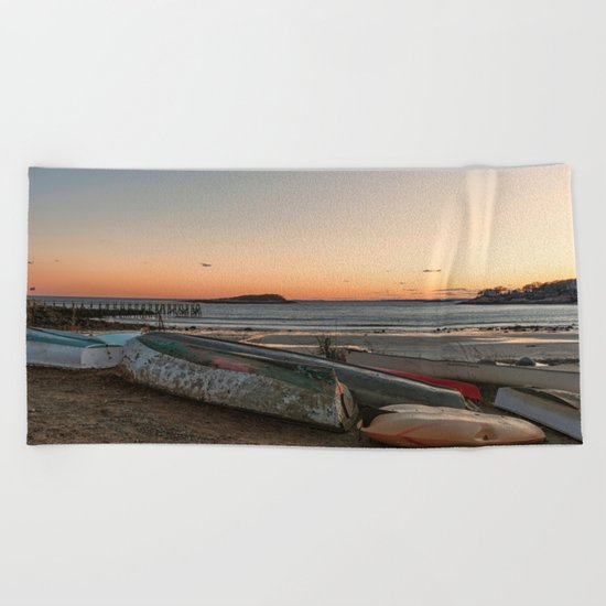 Magnolia Sunset Beach Towel