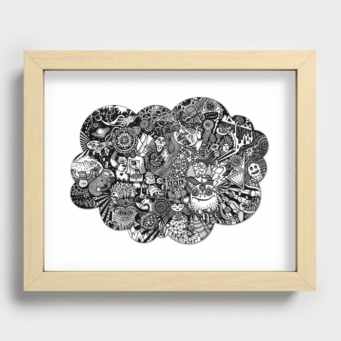 Thought Bubble #2 - BBC on LSD Recessed Framed Print
