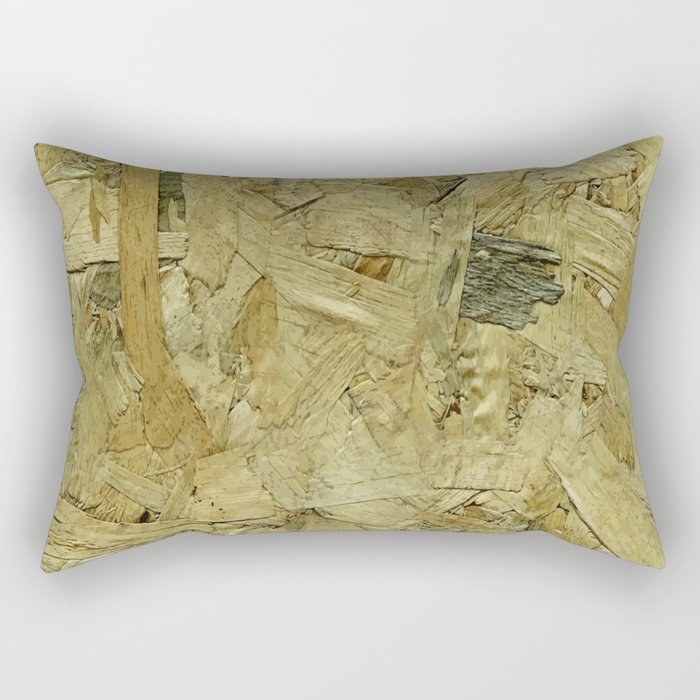 CHIPBOARD WOOD BACKGROUND. Rectangular Pillow