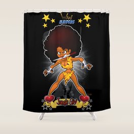 Pin Up Girl Shower Curtains Society6