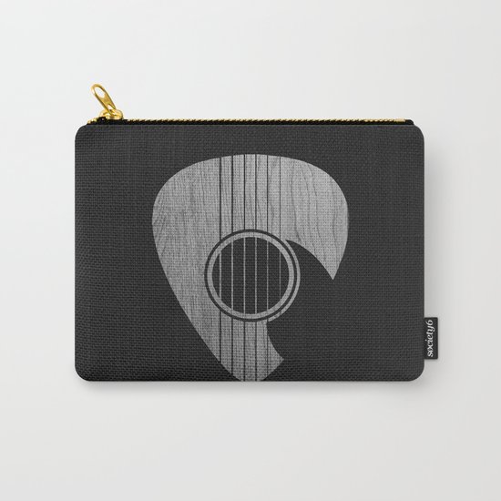 Strum... (White on Black) Carry-All Pouch