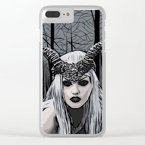 Wild witch Clear iPhone Case