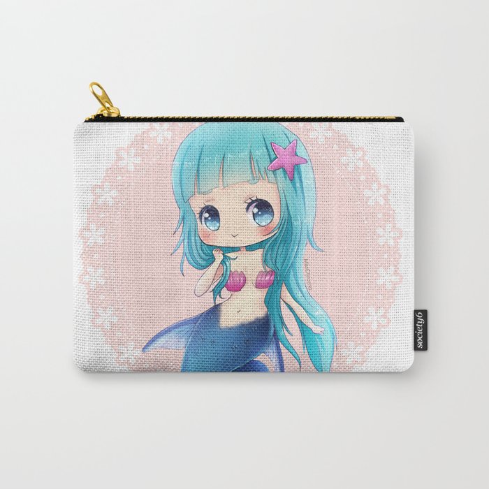 Cute Mermaid Carry-All Pouch