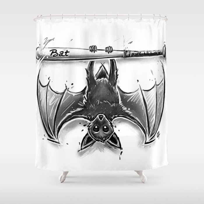 Bat Shower Curtain