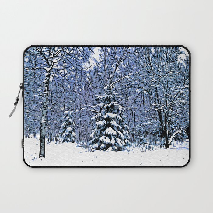 Winter forest II Laptop Sleeve